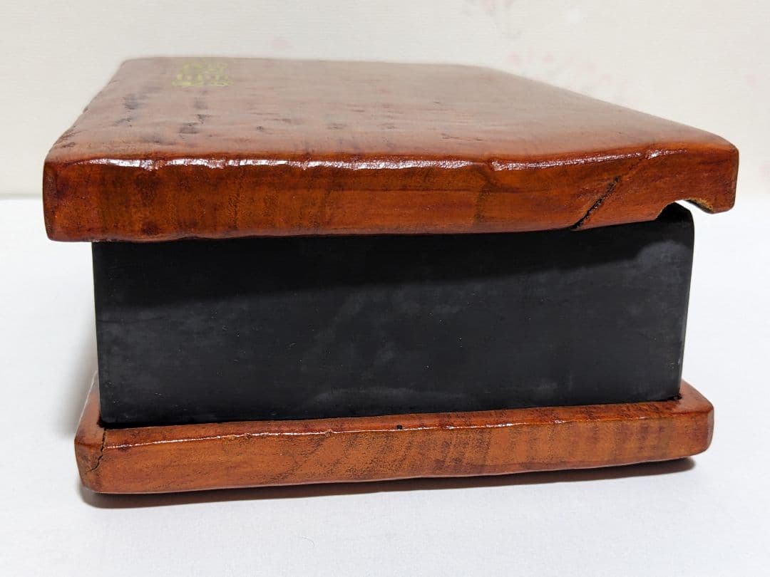 ♢中国 端州名硯 双龍 石眼 古硯 共箱入 端渓硯 文房四宝 工芸品美術品