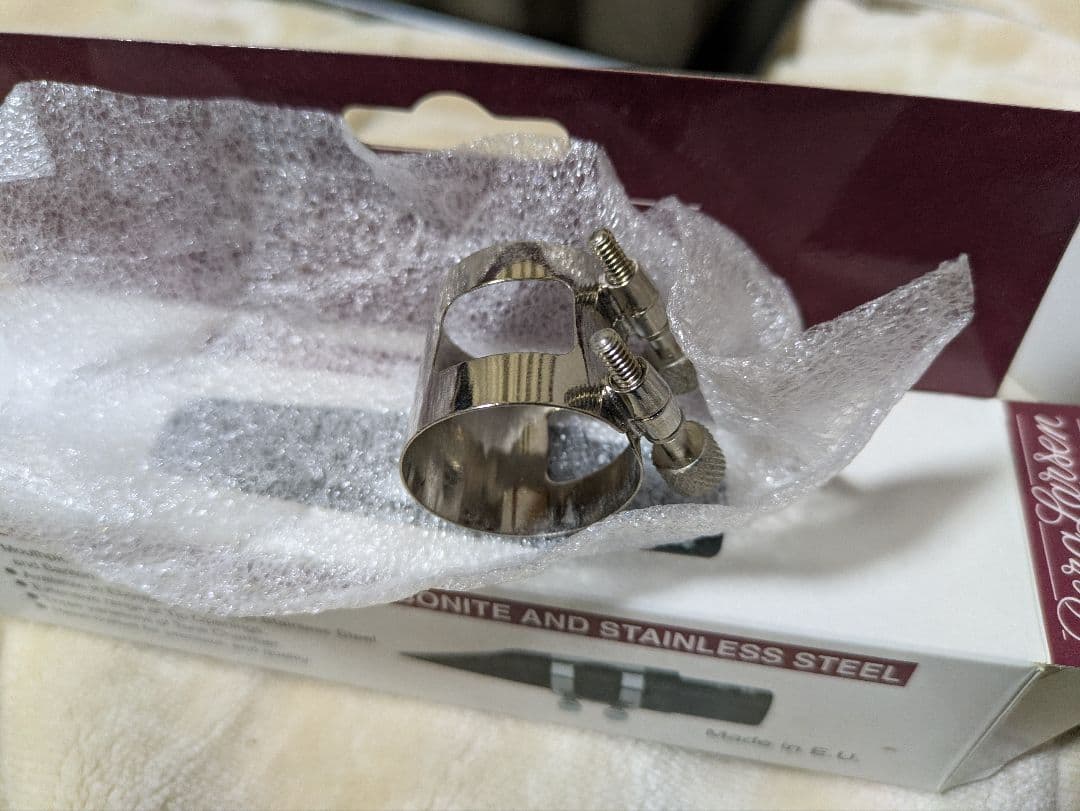 ベルグラーセン　ラバー　テナーサックスマウスピース　110/2M　リフェイス済み