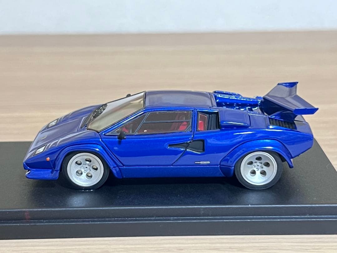 【美品】MRコレクション1/43 ランボルギーニ カウンタックLP500Sブルー