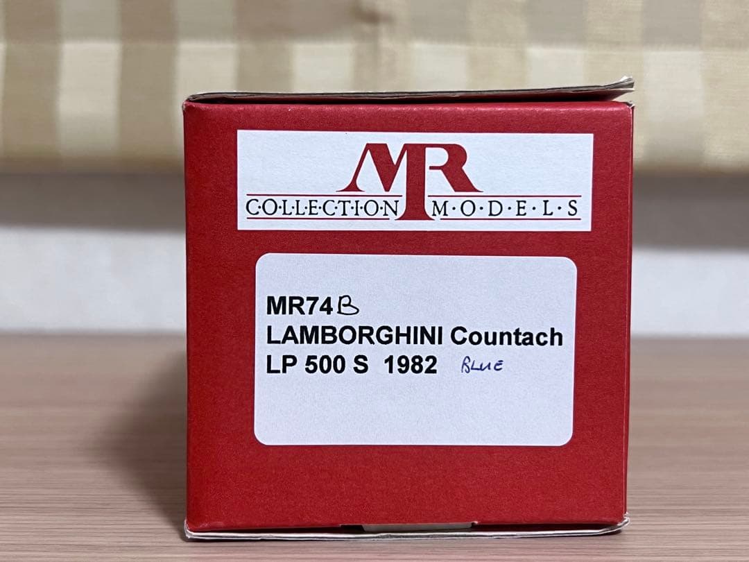 【美品】MRコレクション1/43 ランボルギーニ カウンタックLP500Sブルー