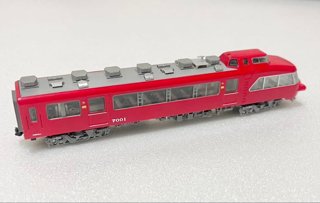 【精密加工、特製品】名鉄7000系復刻フェニックス7001f 系統板付きnゲージ