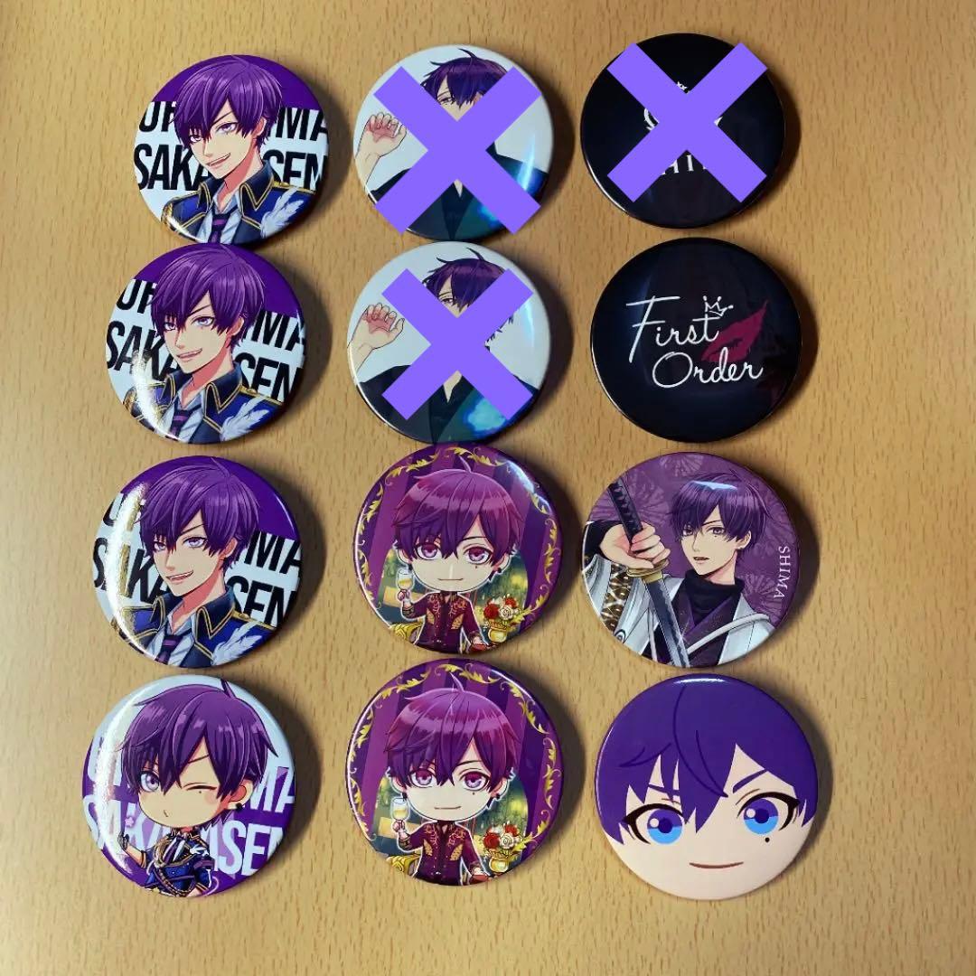 浦島坂田船 志麻 缶バッジ 2023 夏ツアー Plusss LLL 等身 浦島坂田船