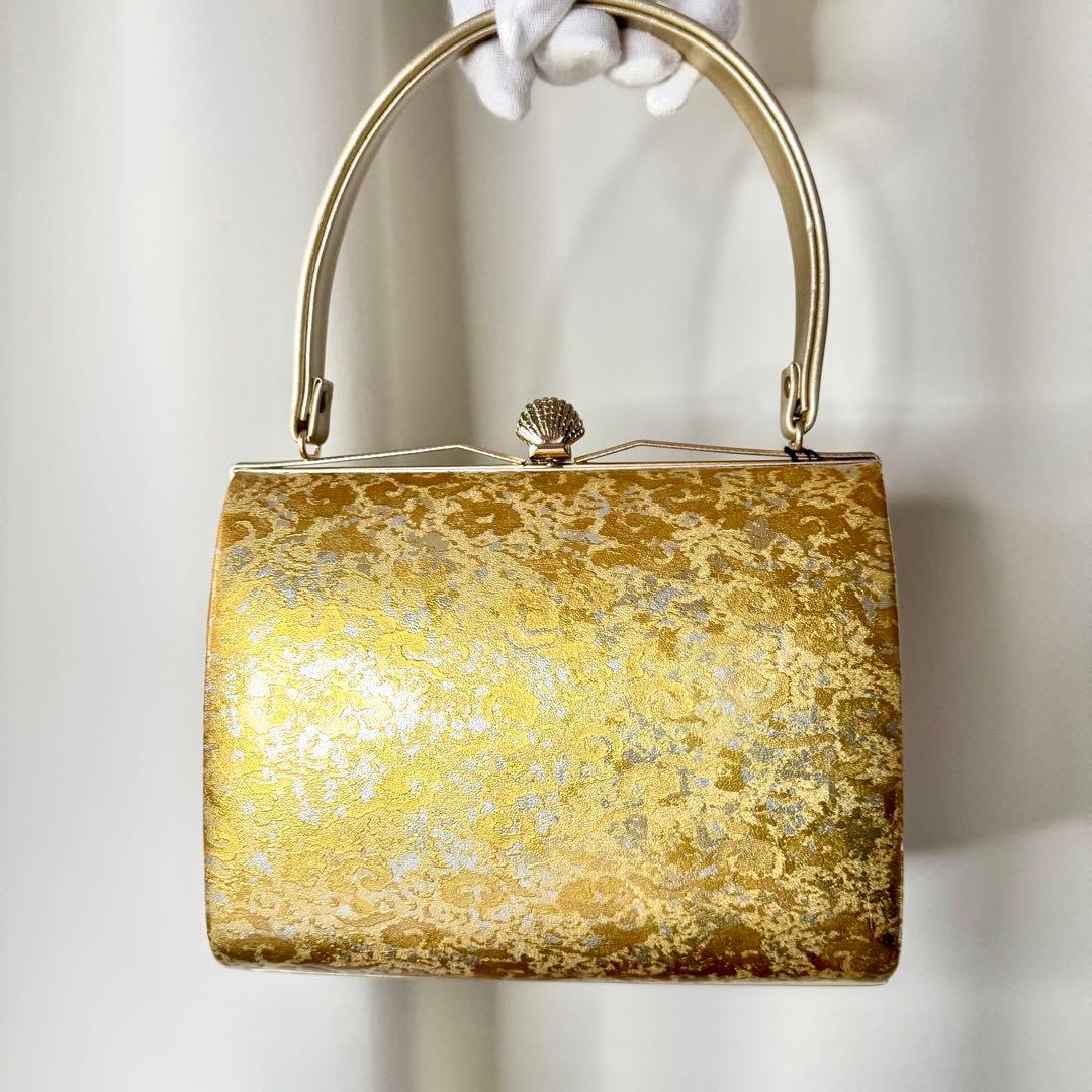 【新品】長期保管品　和装小物　草履バッグセット　卒業式　結婚式 ハンドバッグ