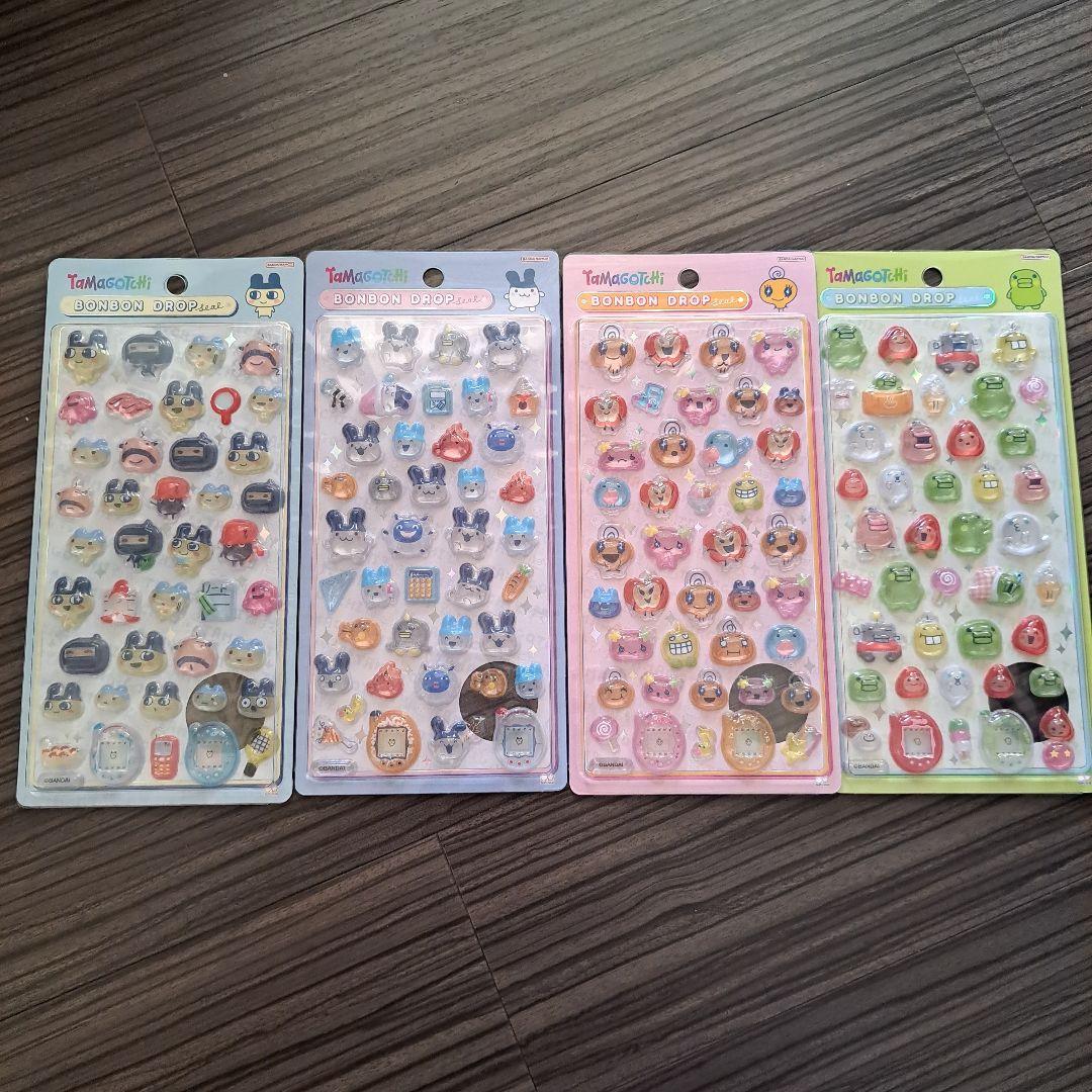 たまごっちボンボンドロップシール4枚セット 新品】たまごっち