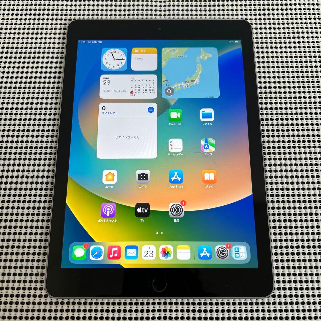 9392【早い者勝ち】電池最良好☆iPad6第6世代 32GB WIFIモデル☆