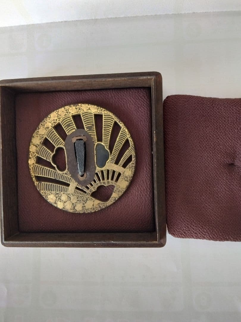 骨董　鍔　阿波正阿弥