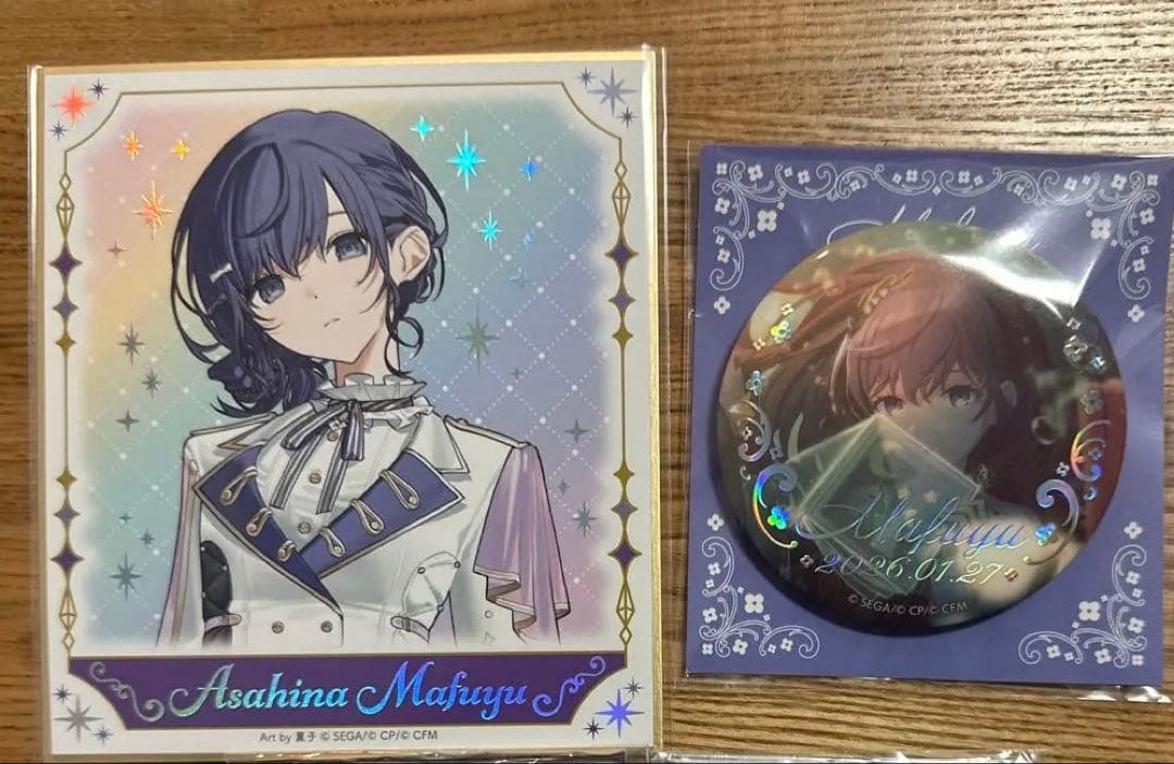 プロセカ 朝比奈まふゆ ミニ色紙コレクション 缶バッジ まとめ売り