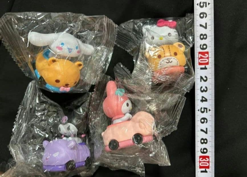 サンリオ フィギュア のりものフィギュア セット マイメロ クロミ