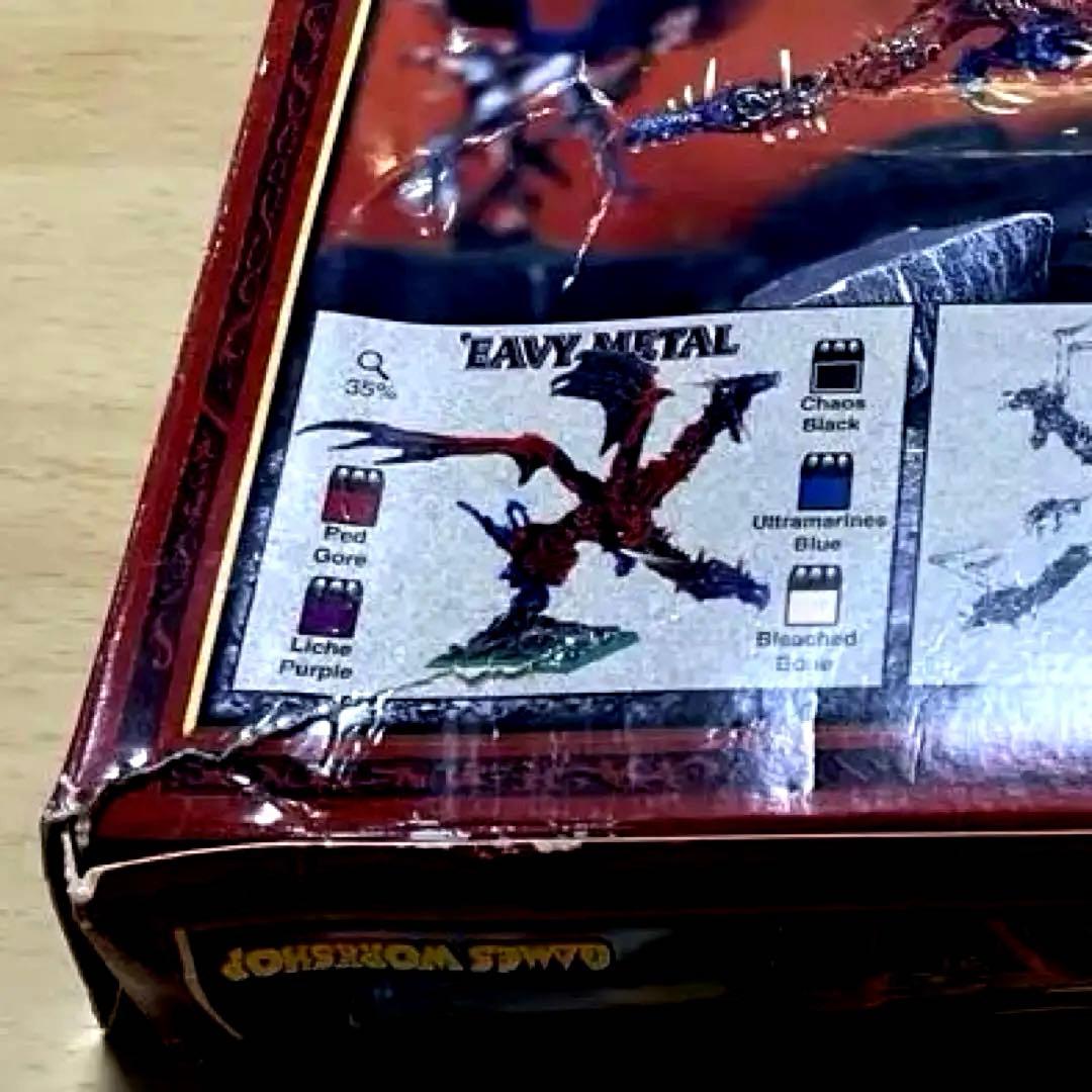 【ウォーハンマー、メタルフィギュア】ケイオスドラゴンの祖父ガルラーク