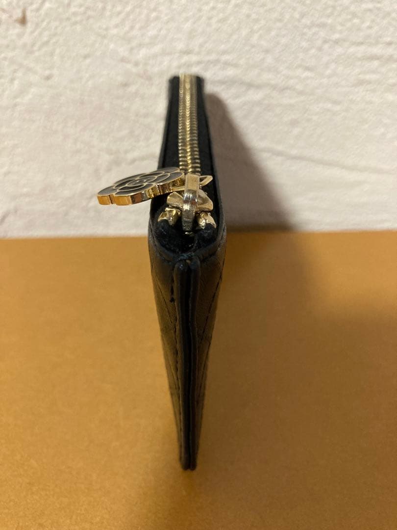 CHANEL シャネル　銀座限定　カメリア　キーリング付　カード&ケース