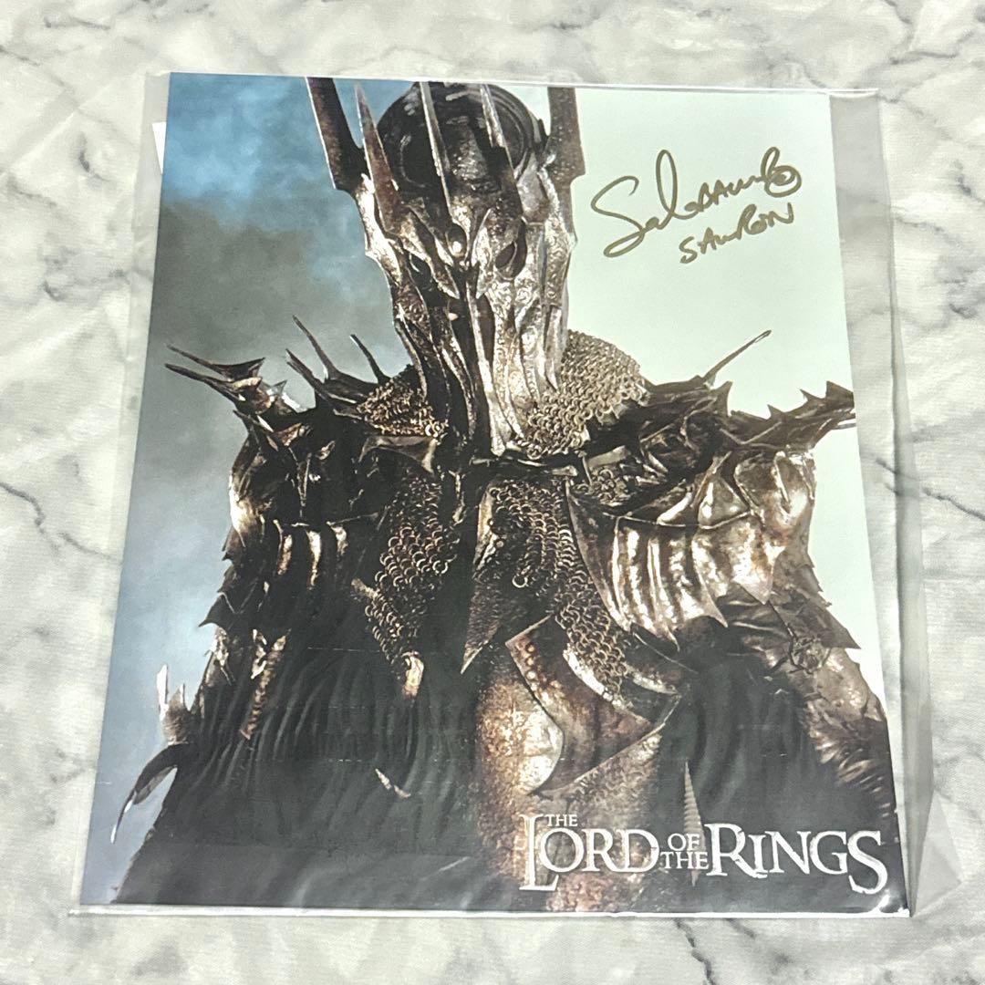 ロードオブザリング 直筆サイン 4枚組 ポートレート イライジャ