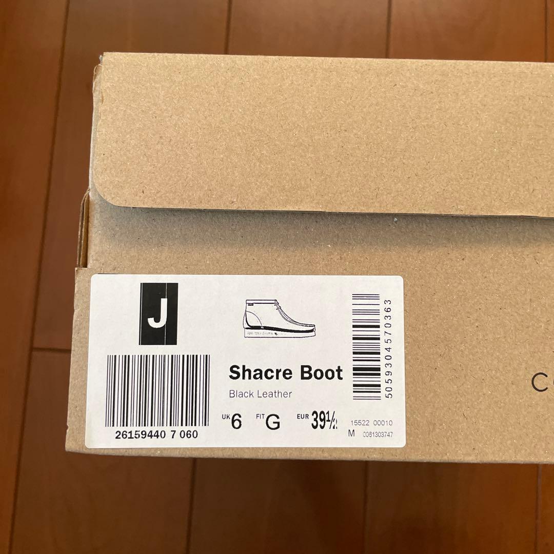 クラークス　ワラビー　モカシン　ブラックレザー