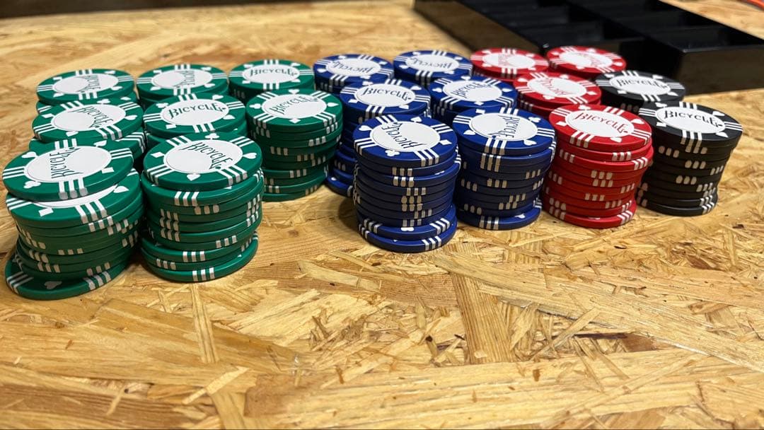 Bicycle バイシクル カジノチップ　ポーカーチップセット 大量　200枚