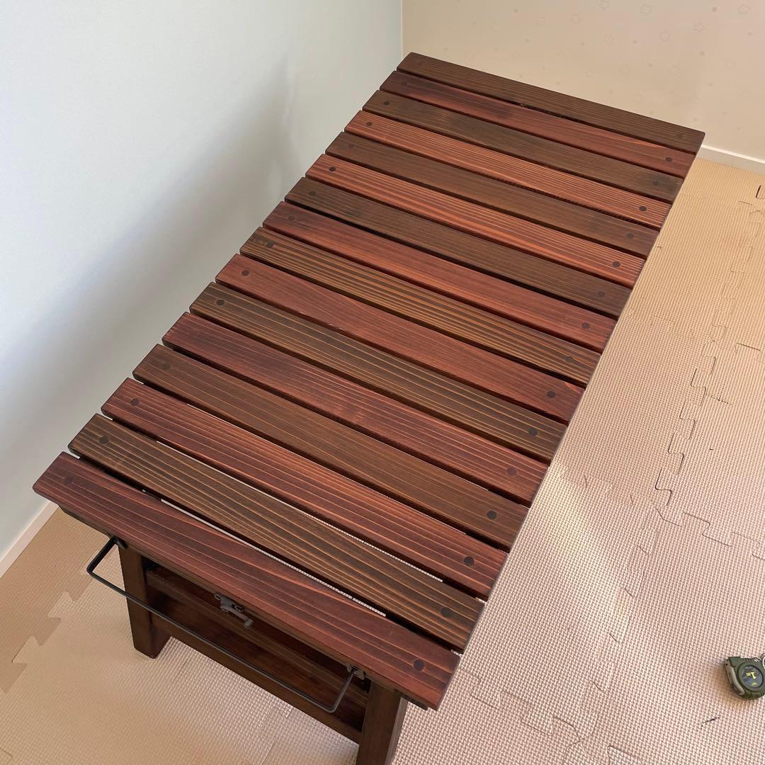 S. プロフィールご確認ください様専用】折りたたみローテーブル#147