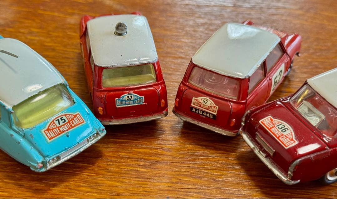 当時物コーギーcorgi toysモンテカルロカーセット中古品ローバーミニbmc