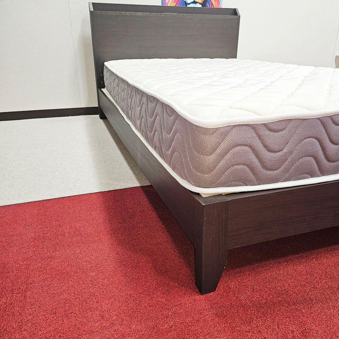 セミダブルベッド+マットレス semi-double 東京23区への無料配送