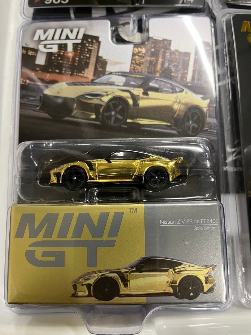 MINI GT VeilSide ゴールドミニカーセット