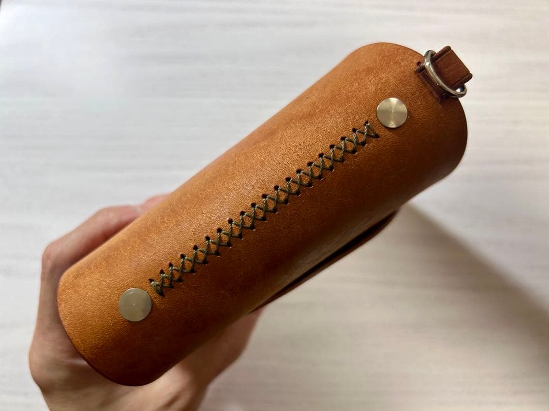 【M5スクエア】システム手帳　イタリアンレザー　ハンドメイド