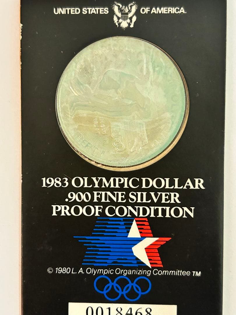 1983年オリンピックドル プルーフ❣️