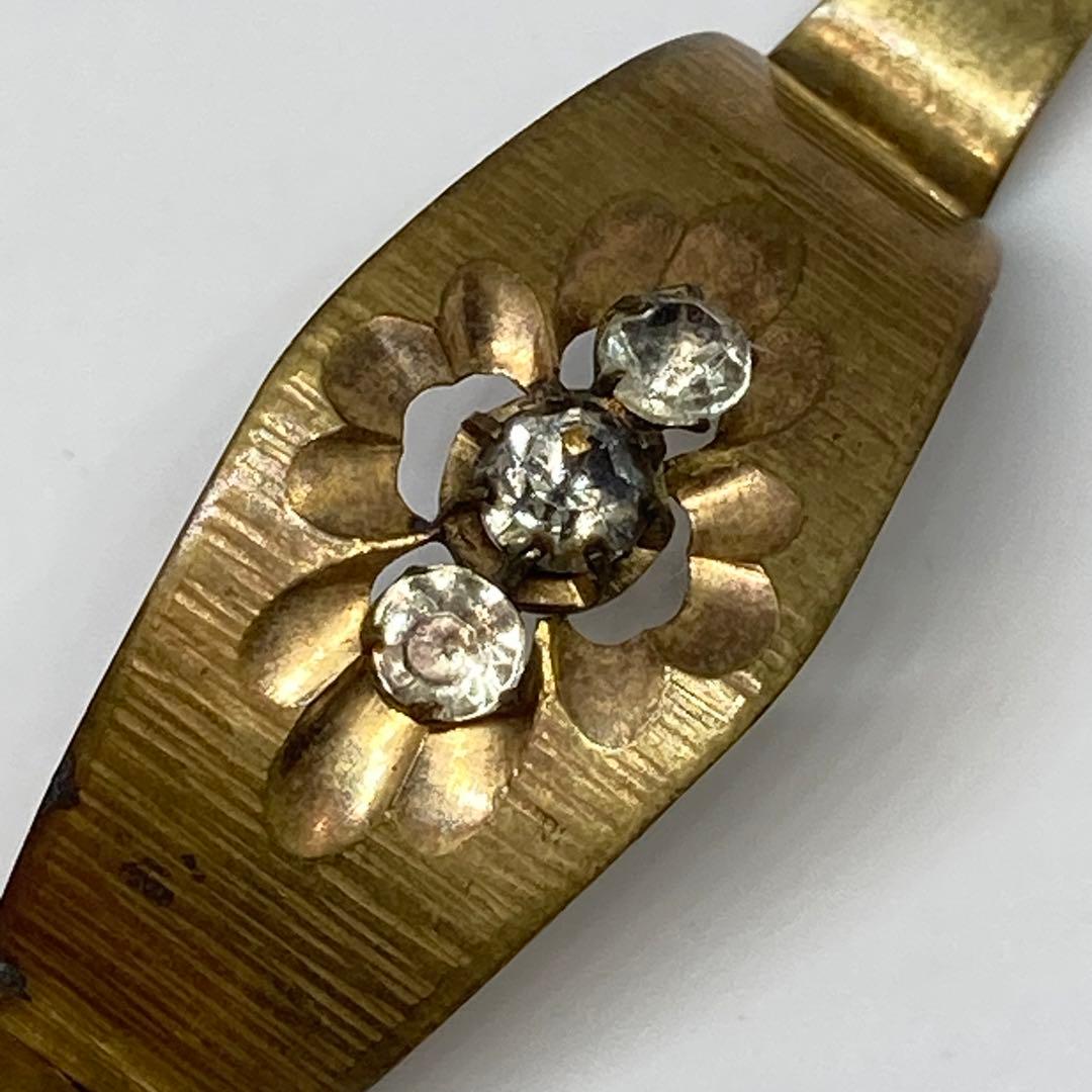 アンティーク、髪飾り、金工根掛け