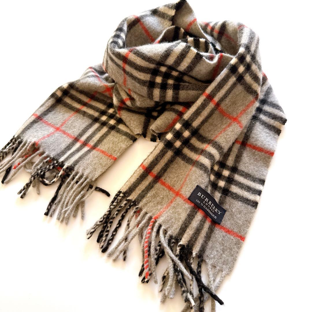 Burberry ノバチェック柄 マフラー 美品！BURBERRY バーバリー ノバ