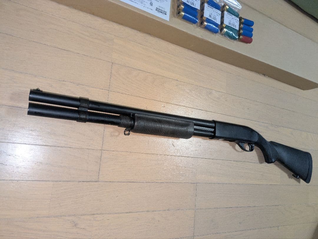 マルゼンM870EX-BVガスショットガン リアルカートM1100カスタムサバゲ