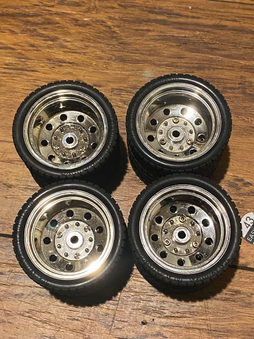 1/14 トラック トレーラー用ホイール 単車 4t 3軸 4軸 扁平 美品