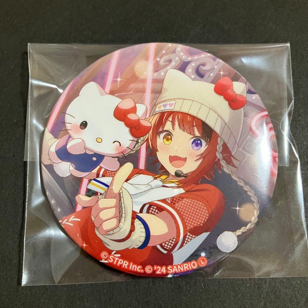 すとぷり サンリオコラボ ハローキティ 缶バッジ 莉犬くん STPR - メルカリ