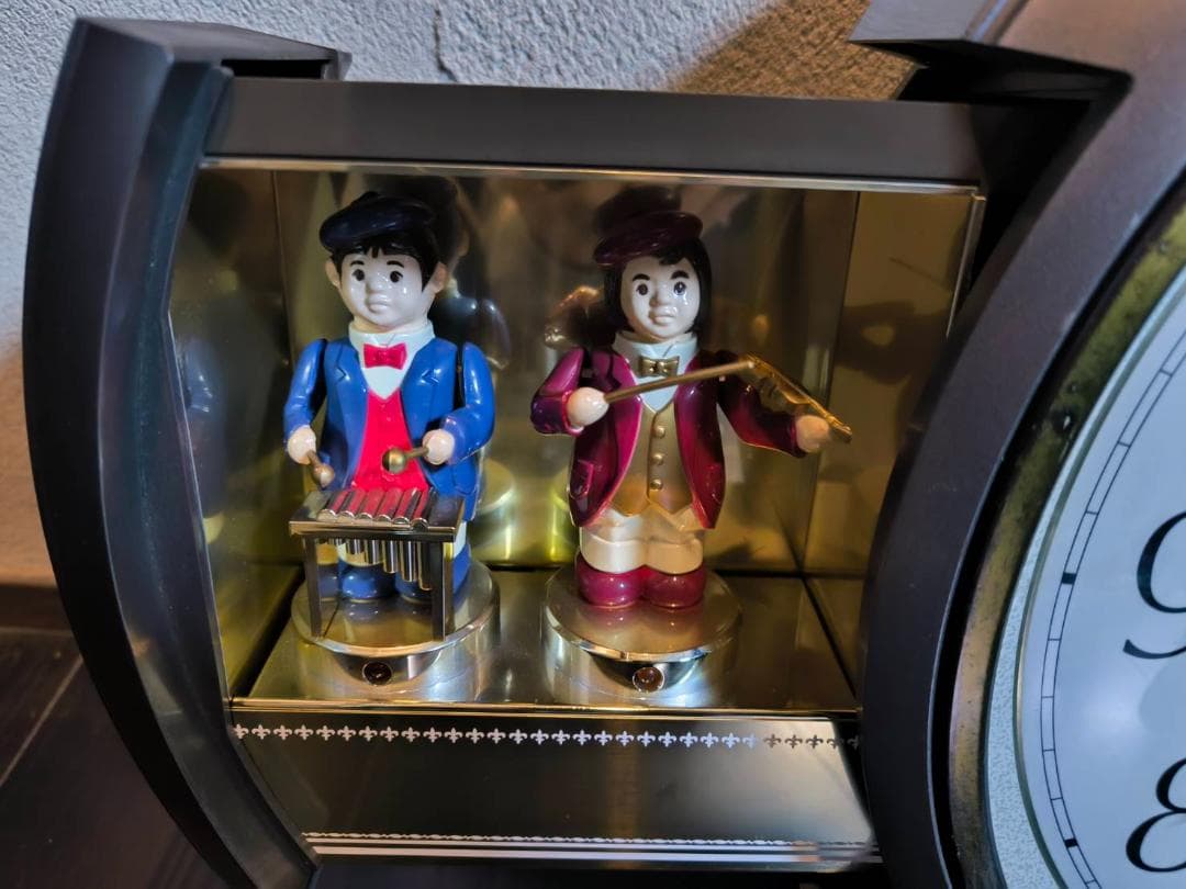 リズム時計 スモールワールド音楽隊 ジャンク品　4MH638