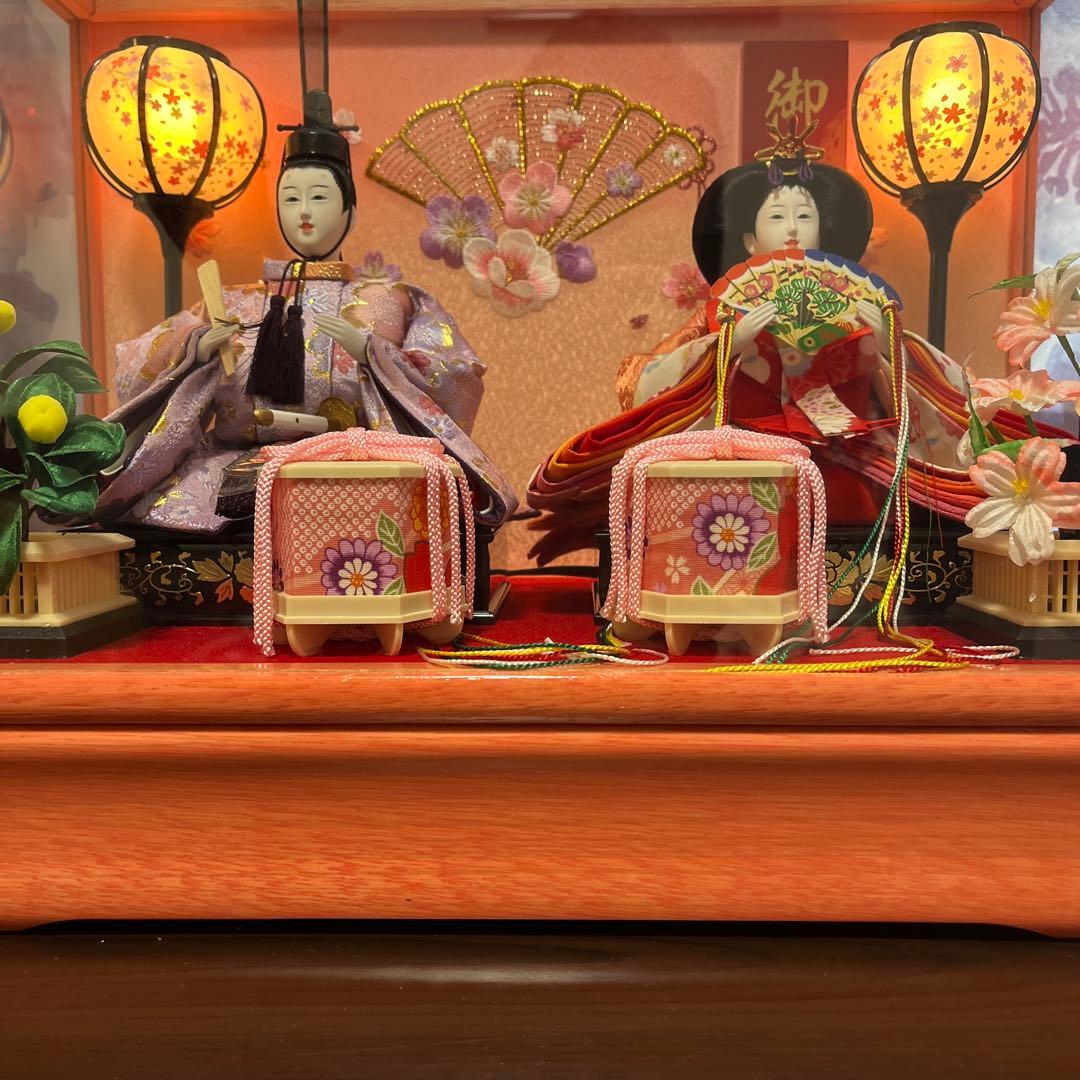 雛人形 ひな祭り飾りケース入り