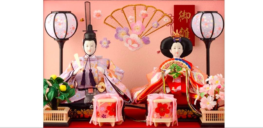 雛人形 ひな祭り飾りケース入り