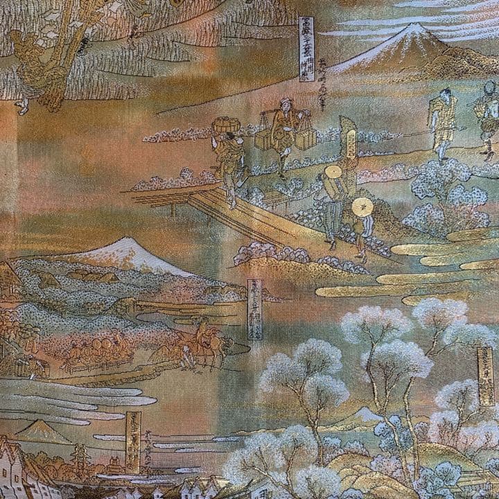 純金箔 プラチナ箔 帯 葛飾北斎 富嶽三十景 元値68万円の品 - メルカリ