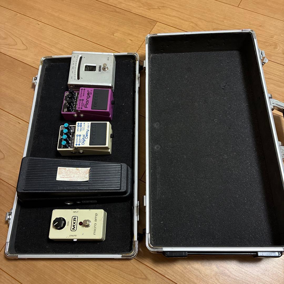 セット売り　エフェクター4点＋チューナー＋エフェクターケース　動作確認済