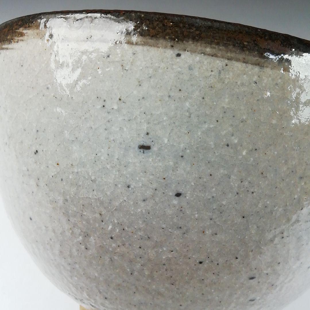 T335 茶碗 『唐津茶碗』『日在窯 鶴田豊己 作』 共箱 抹茶碗 茶道具