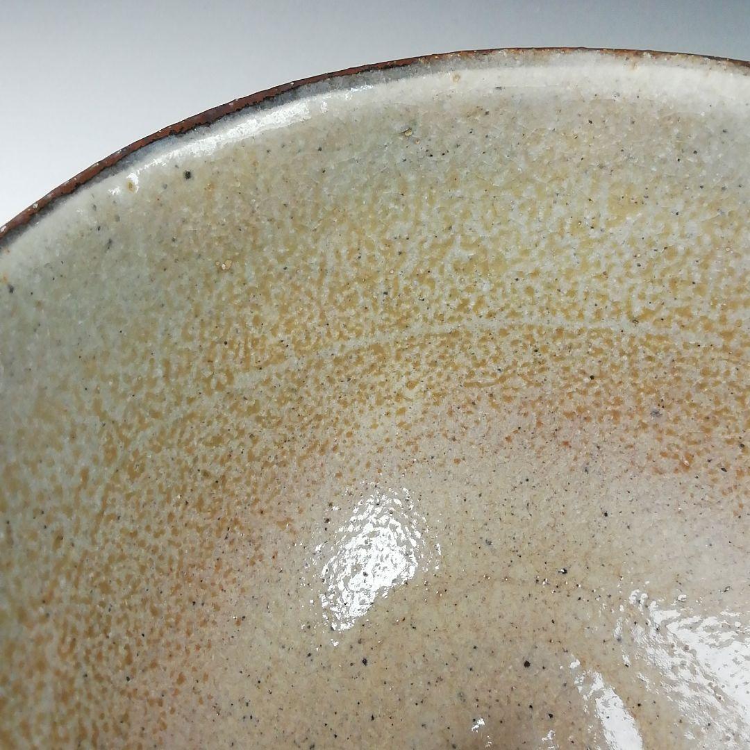 T335 茶碗 『唐津茶碗』『日在窯 鶴田豊己 作』 共箱 抹茶碗 茶道具