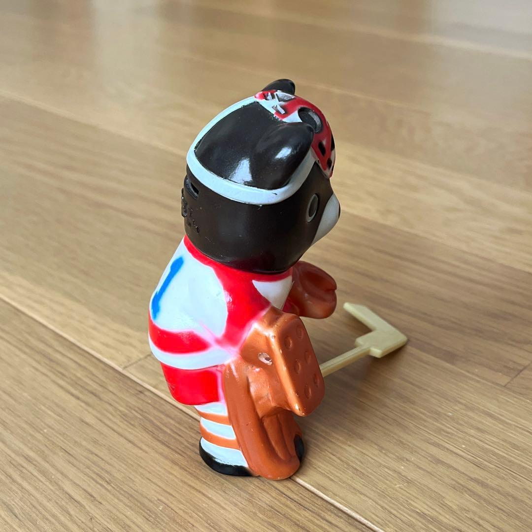 昭和レトロ 貯金箱 たくぎん たくちゃん 北海道拓殖銀行 ソフビ - メルカリ