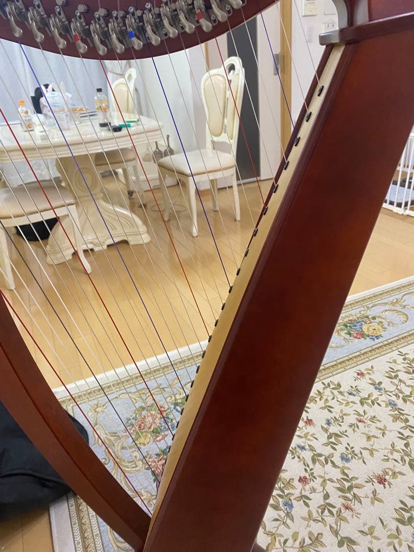 CAMAC カマック27弦 バルディックハープ マホガニー色