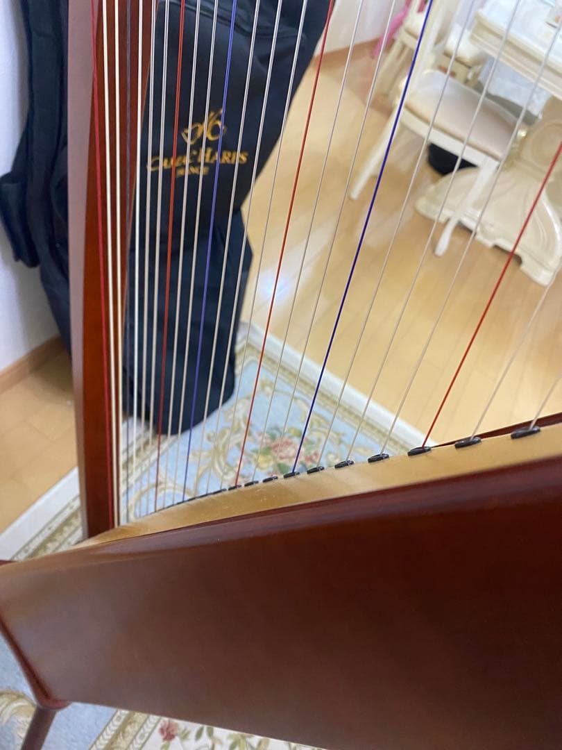 CAMAC カマック27弦 バルディックハープ マホガニー色