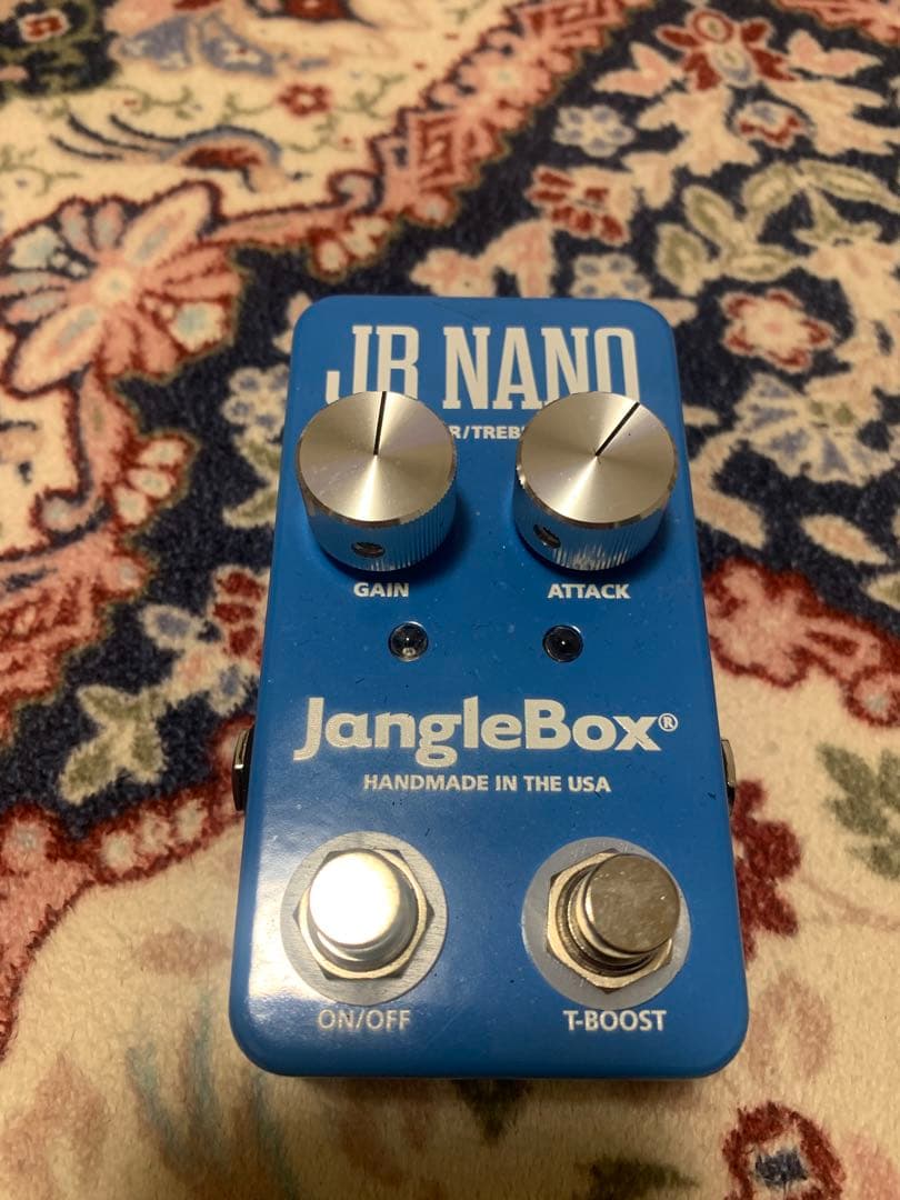 janglebox JB NANO コンプレッサー　トレブルブースター The JangleBox Nano Compressor Treble Booster guitar pedal - YouTube
