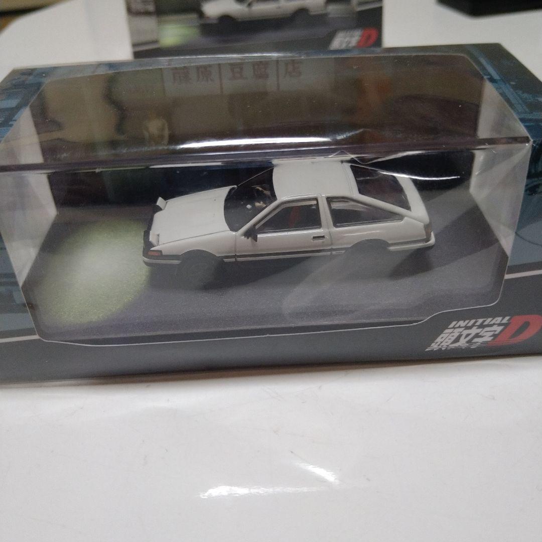 n*g様 頭文字D　スプリンタートレノミニカー3台セット 藤原拓海フィギュア付