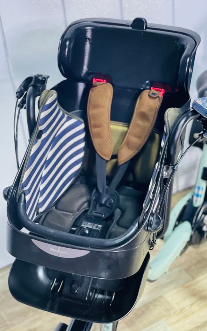 2723パナソニック12アンペア　3人乗り対応子供乗せ　電動アシスト自転車