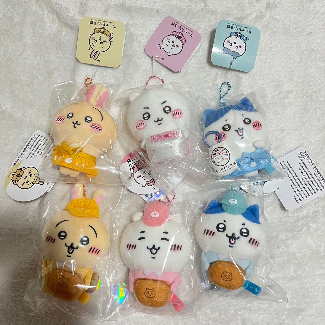 ちいかわ マーケット 働くスタッフさんマスコット ハチワレ うさぎ 6点