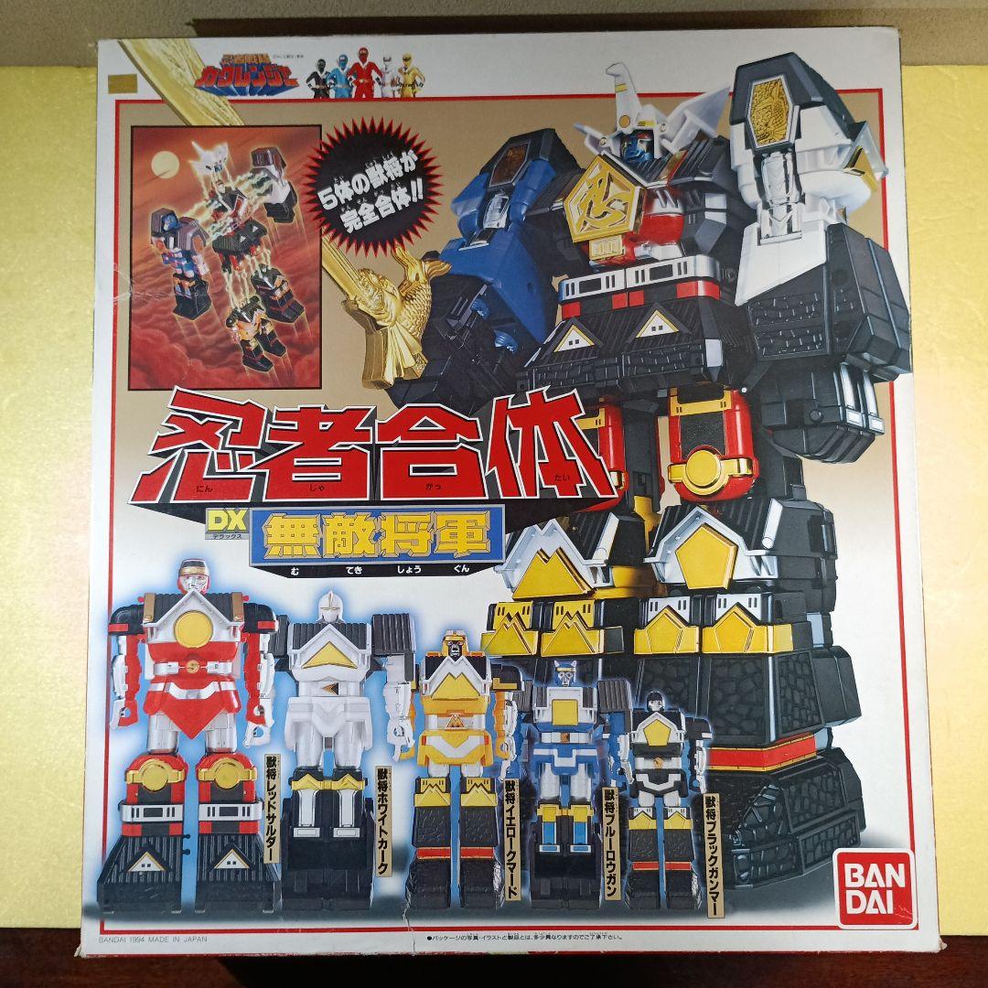 【忍者合体 DX無敵将軍】 忍者合体 5体セット BANDAI 忍者合体 DX 無敵将軍 (Muteki Shogun) レビュー | RoboToyDays