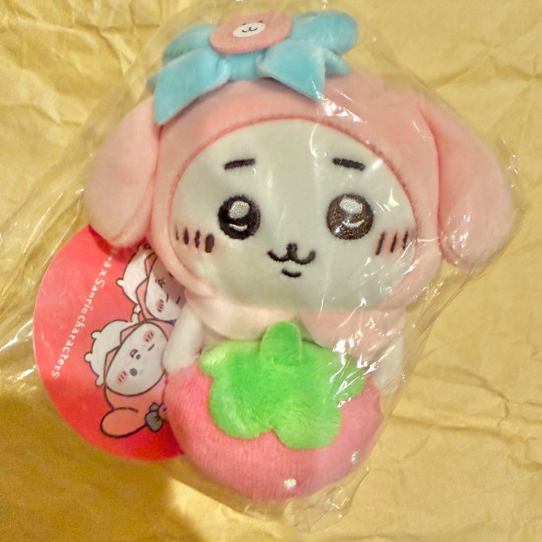 ちいかわ サンリオ デスクトップから見守るひっかけぬいぐるみ 5種類セット