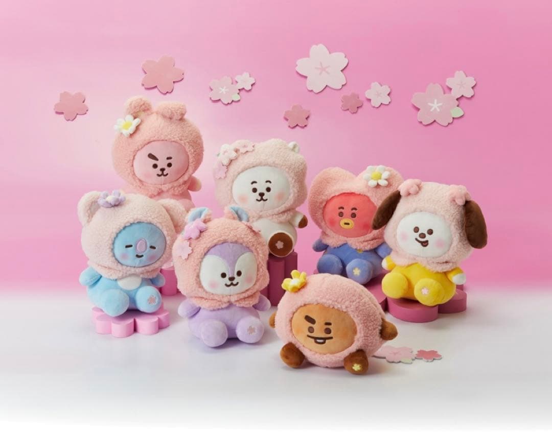 BT21 spring days ぬいぐるみ♡4点セット♡