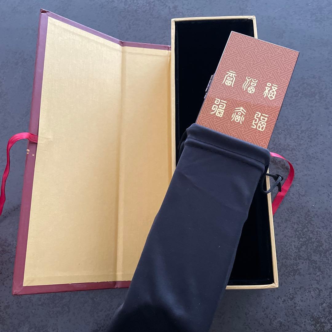 中国美術品 故宮博物院文物遺跡品 金色の花瓶デザイン折りたたみ屏風 漆器