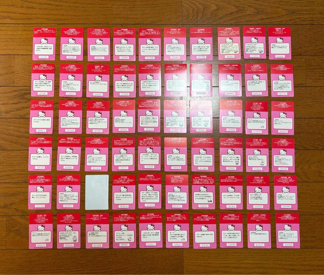 d*3様 サンリオ ハローキティ キャラクターズカード コレクターズカード 60