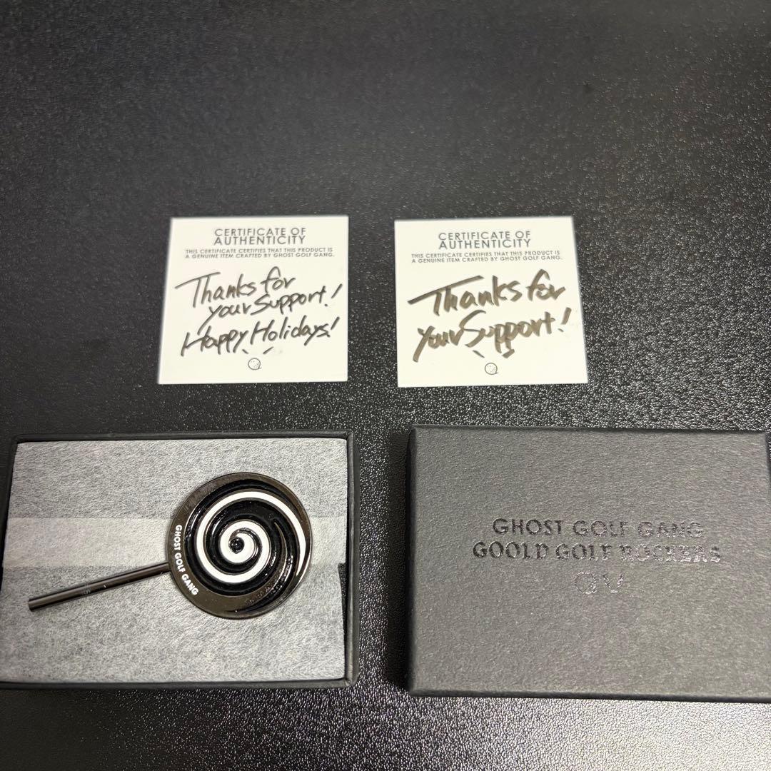 ゴーストゴルフギャング ロリポップマーカー LOLLIPOP BALL MARKER (BLACKOUT XMAS) | GHOST GOLF GANG