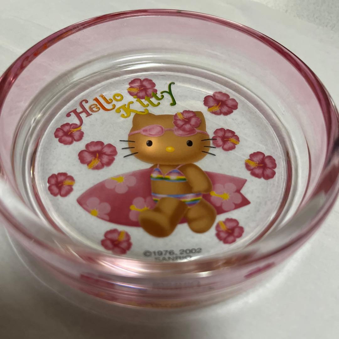 ハローキティ　ガングロ　ヒヤケ　小物入れ　陶器　2002 当時物　レア