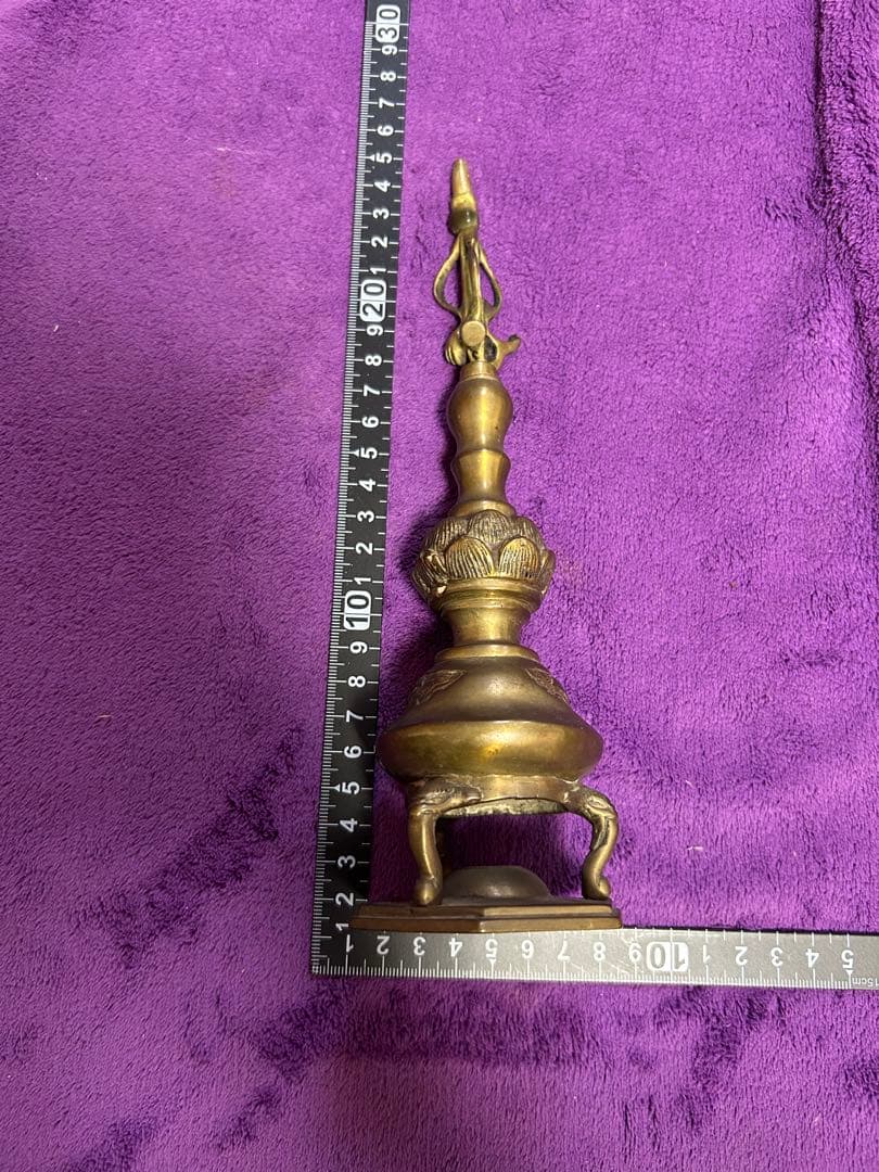 金属工芸 ロウソク立て 仏具 仏教美術 インテリア オブジェ